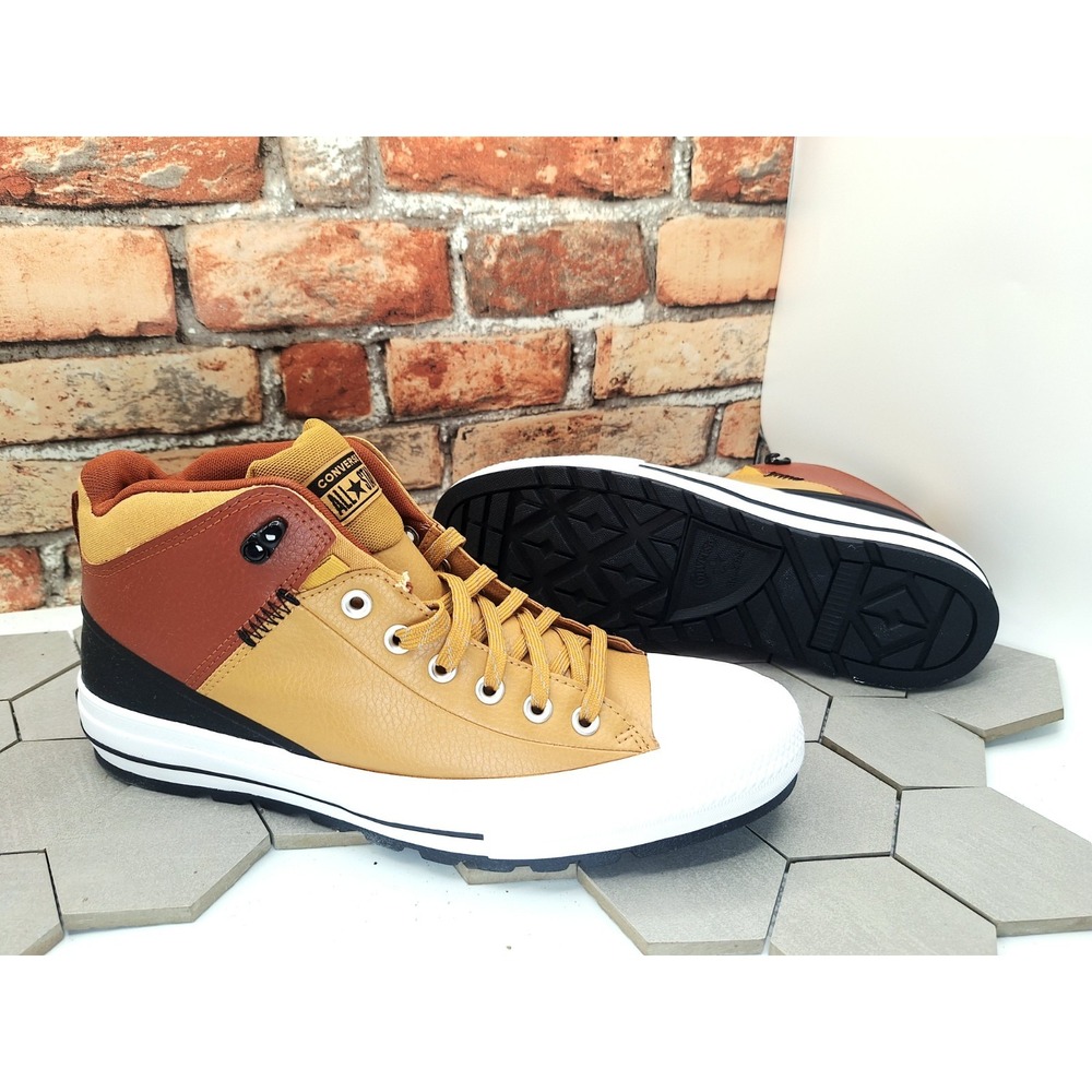 Converse CTAS Street Boot Hi Wheat Cedar Bark White Men Size 11 2021 Lugged Sole